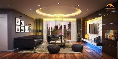 Lưu ý khi lựa chọn đèn LED ốp trần trong phòng khách